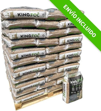 2 Palet con 154 sacos de pellets de 15 kg